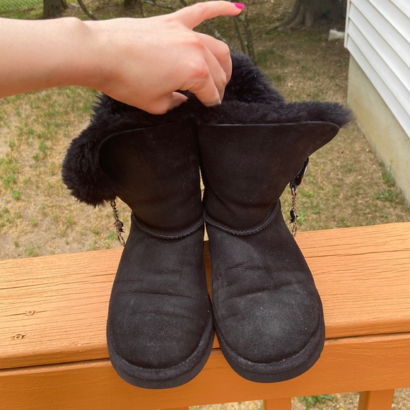 Ugg Azalea Button Charm Tassel Buckle Boot - Picture 4 of 16